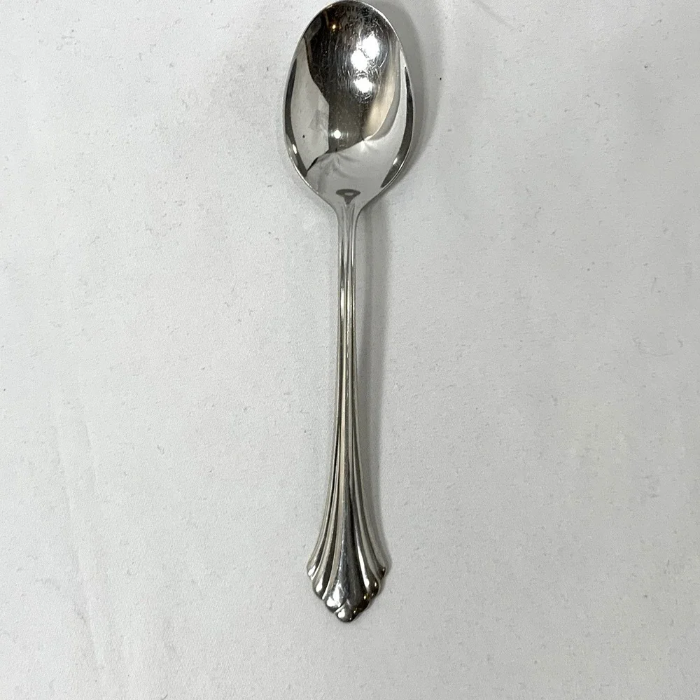 Oneida Stainless Flatware Spoon Bancroft Oval Soup Place 6 7/8